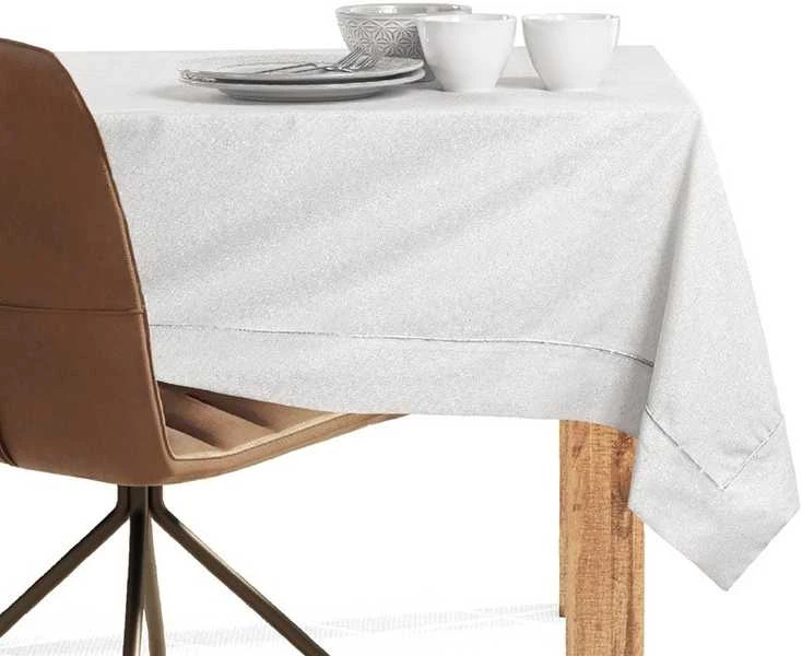 DecoKing Staltiesė 140×180 kreminė DK Sparkle