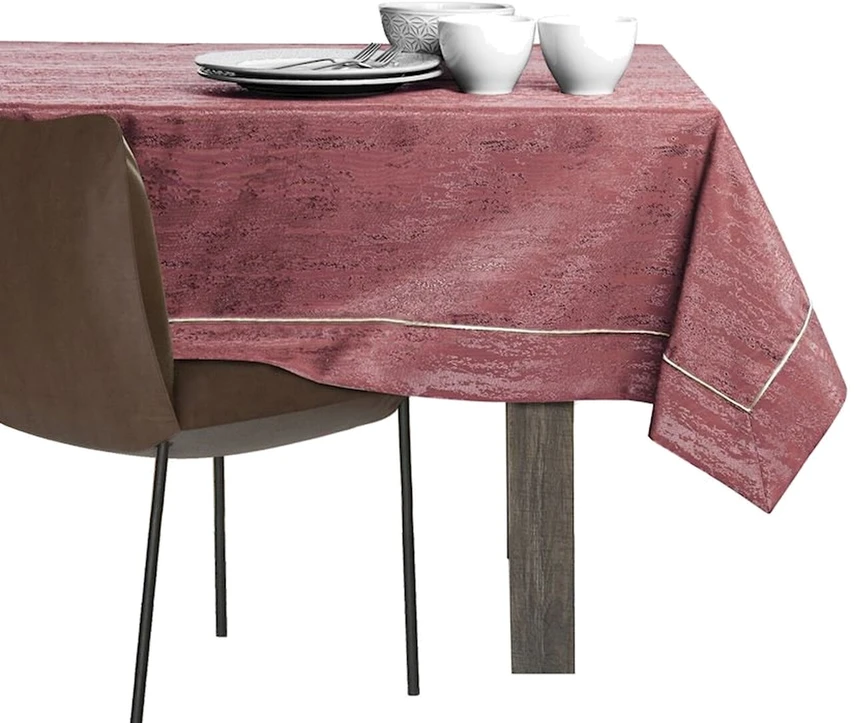 AmeliaHome Stačiakampė staltiesė AH VESTA, 140×300 cm, lašišinė