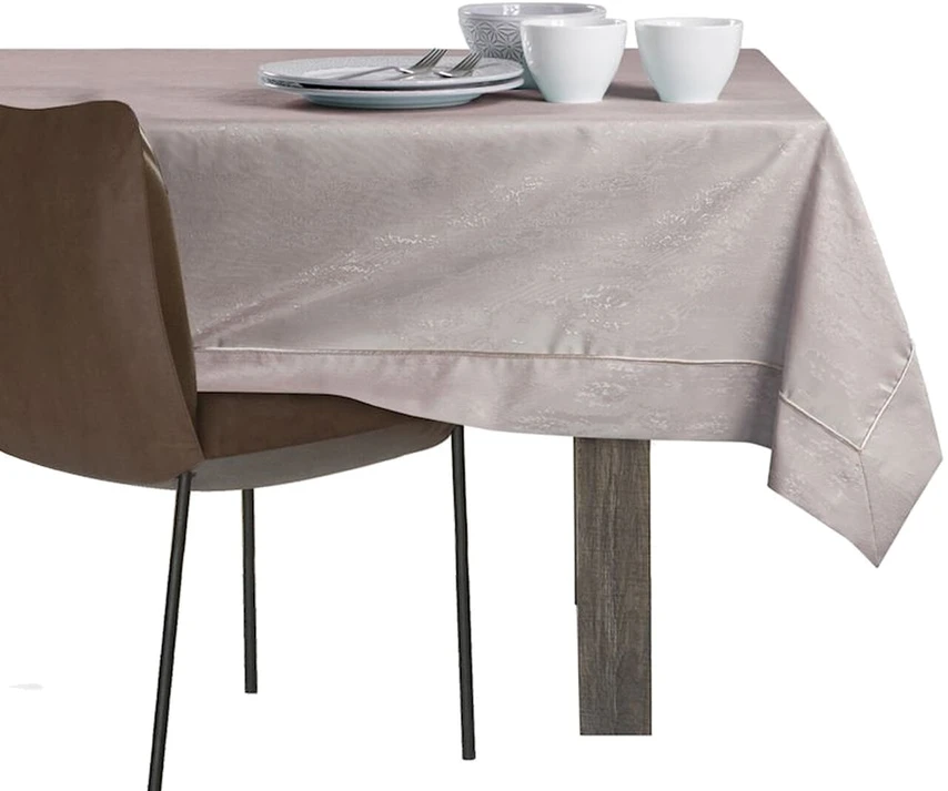 AmeliaHome Staltiesė su apsiūtu kraštu AH VESTA, 140 × 450 cm, šviesiai rožinė