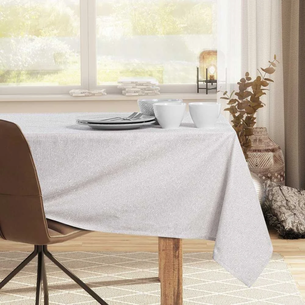 DecoKing Staltiesė 175×260 cm kreminė DK SPARKLE