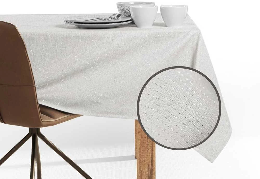 DecoKing Staltiesė 175×260 cm kreminė DK SPARKLE