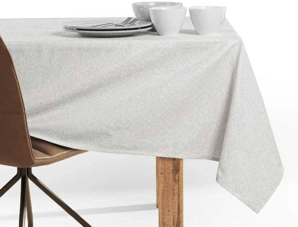 DecoKing Staltiesė 175×260 cm kreminė DK SPARKLE