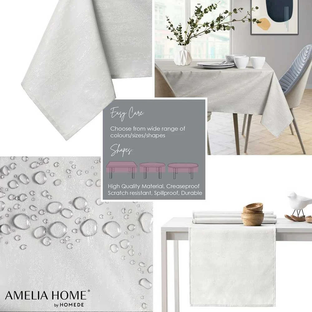 AmeliaHome Staltiesė ecru 140×400 cm AH VESTA