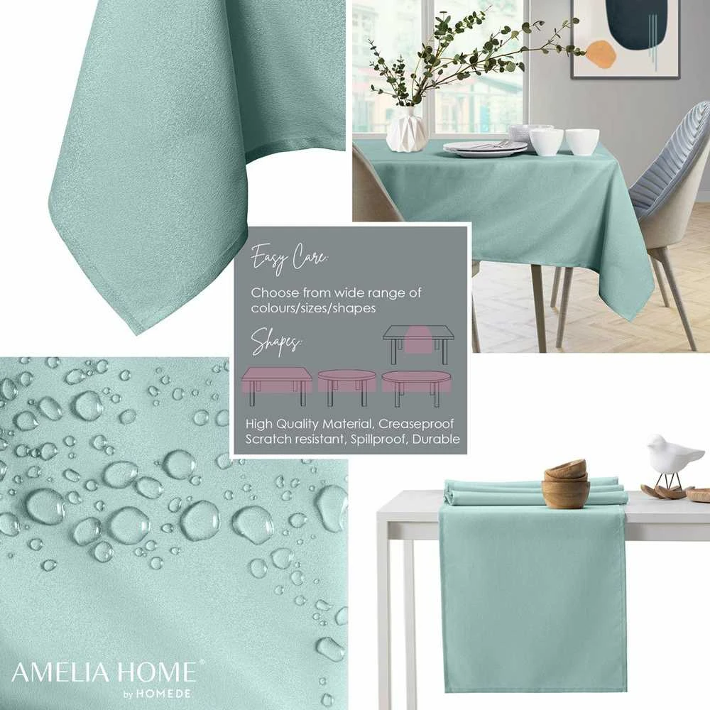 AmeliaHome Staltiesė EMPIRE mint 110×110 cm