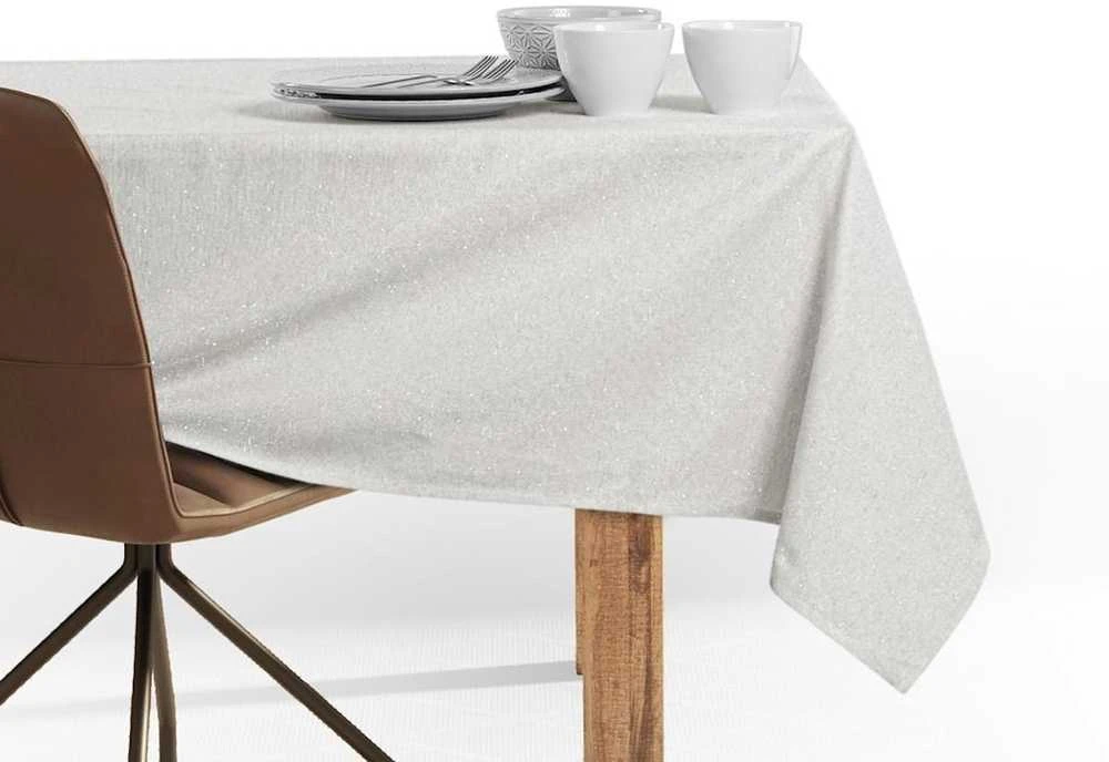 Staltiesė komplektas 115×250+35×250 kreminė DK SPARKLE HMD