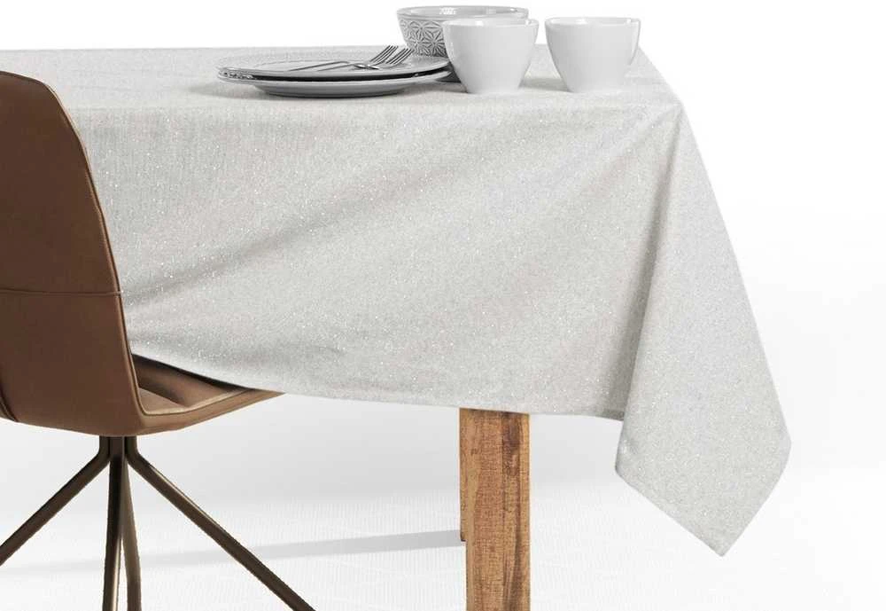 DecoKing Staltiesė kreminė 150×260 cm DK SPARKLE HMD