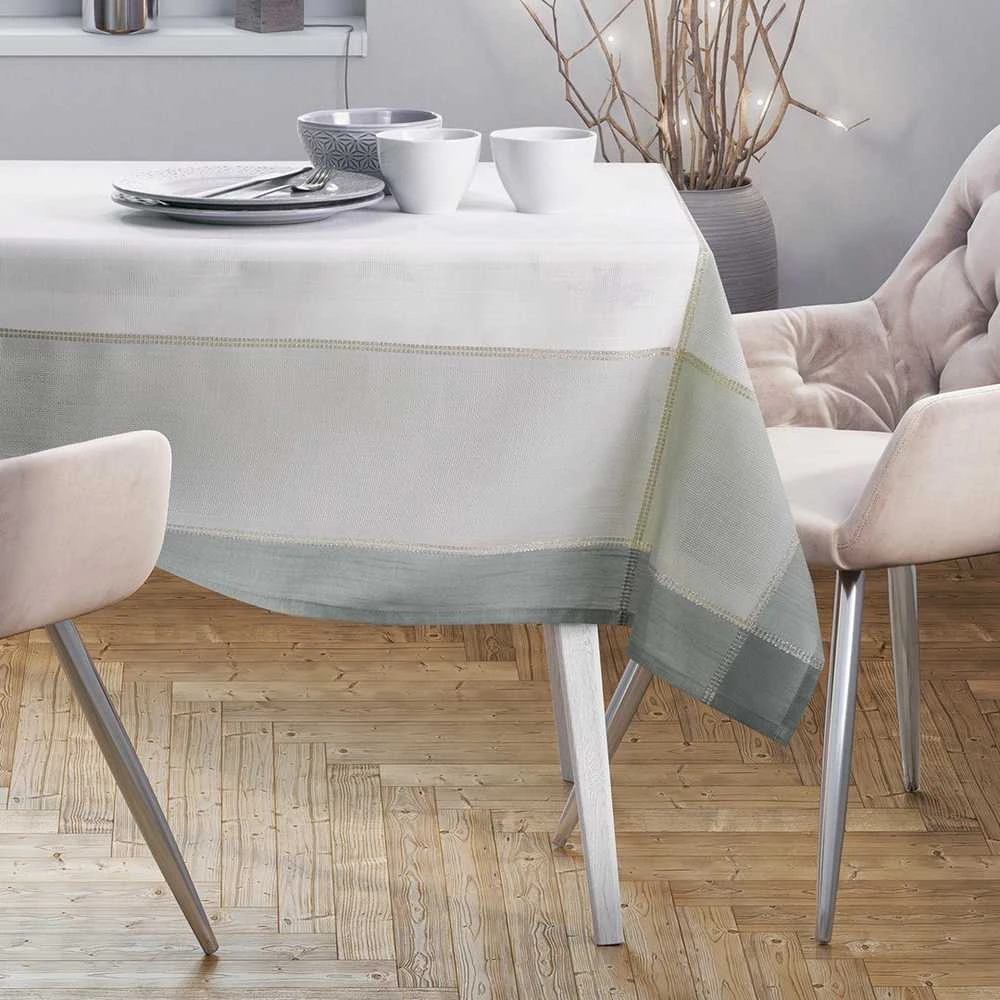 AmeliaHome Staltiesė mėlyna ir balta 30x120 AH Sevran
