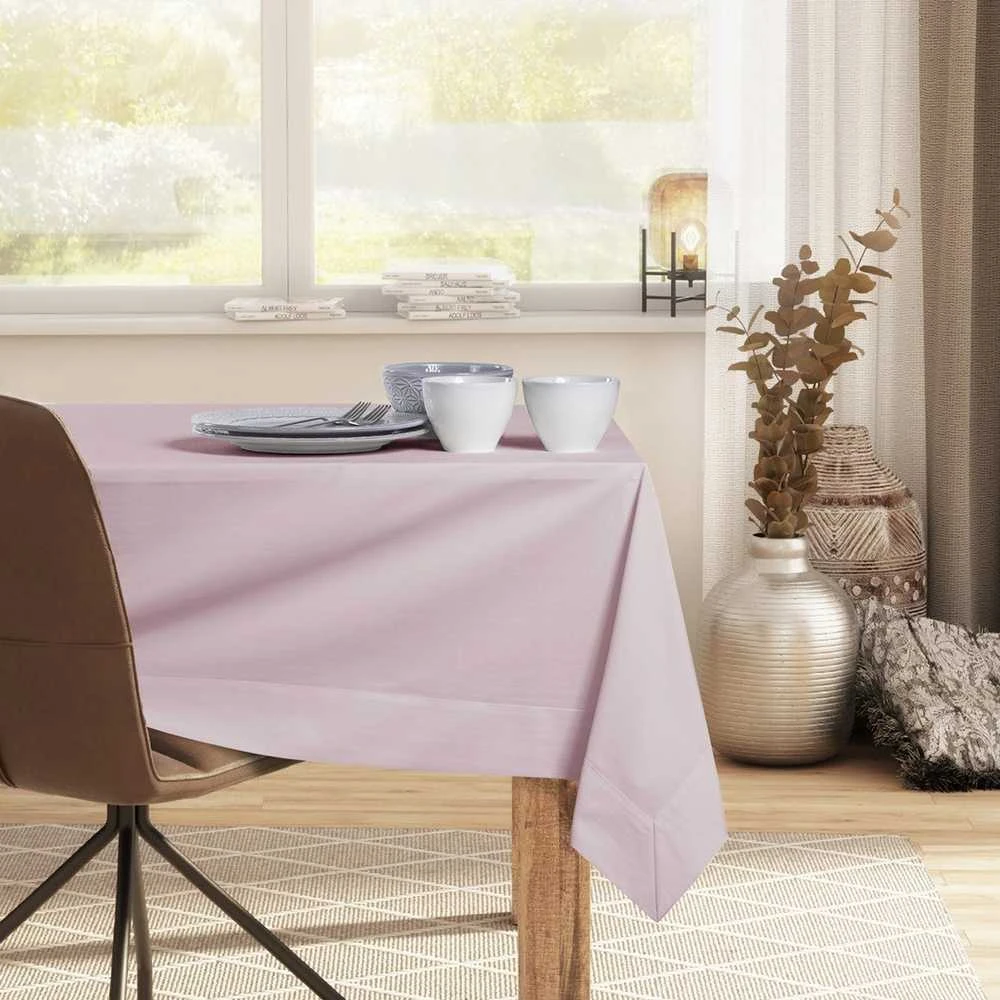Staltiesė pudros spalvos 40×180 cm DK