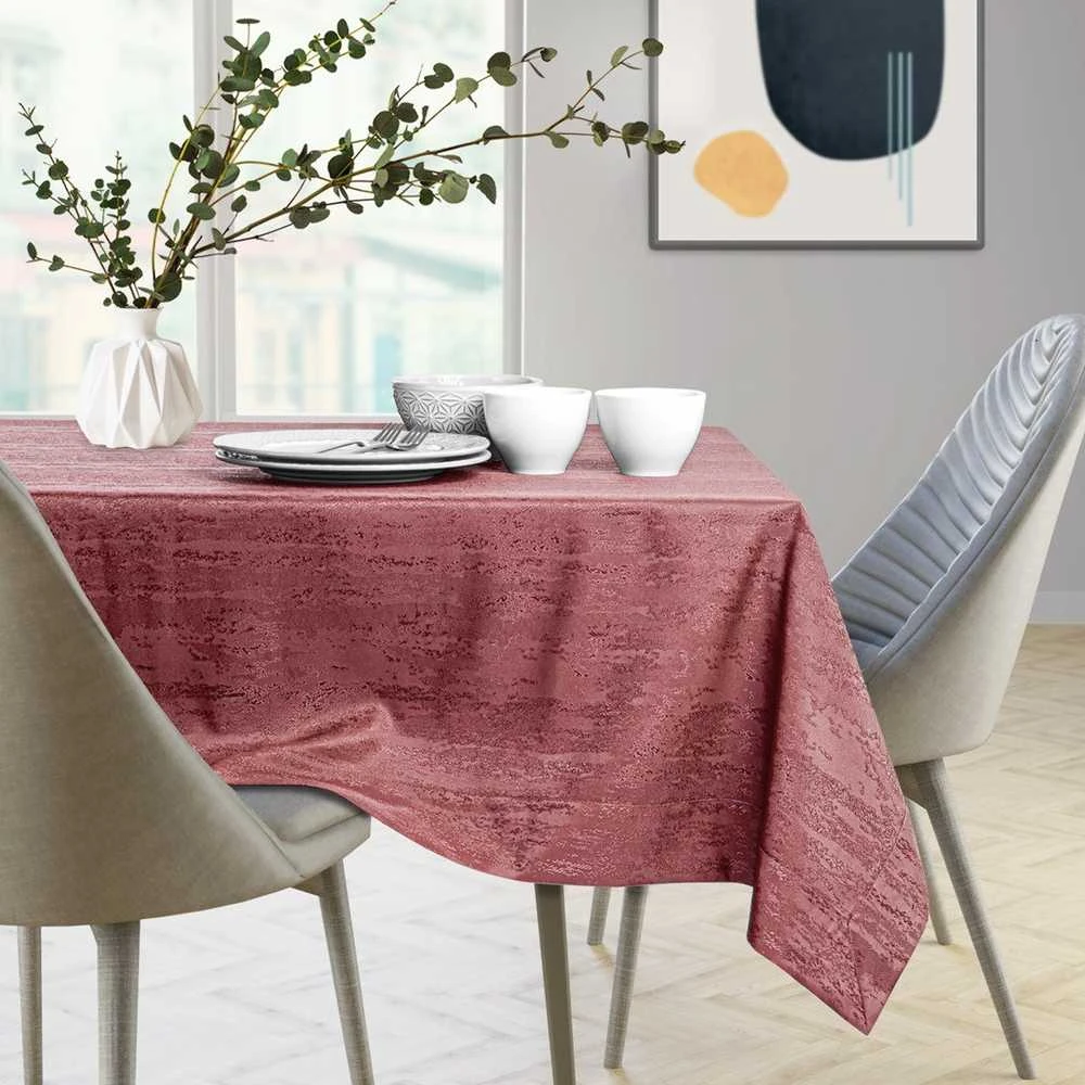 AmeliaHome Staltiesė rožinė 140×340 cm AH VESTA HMD