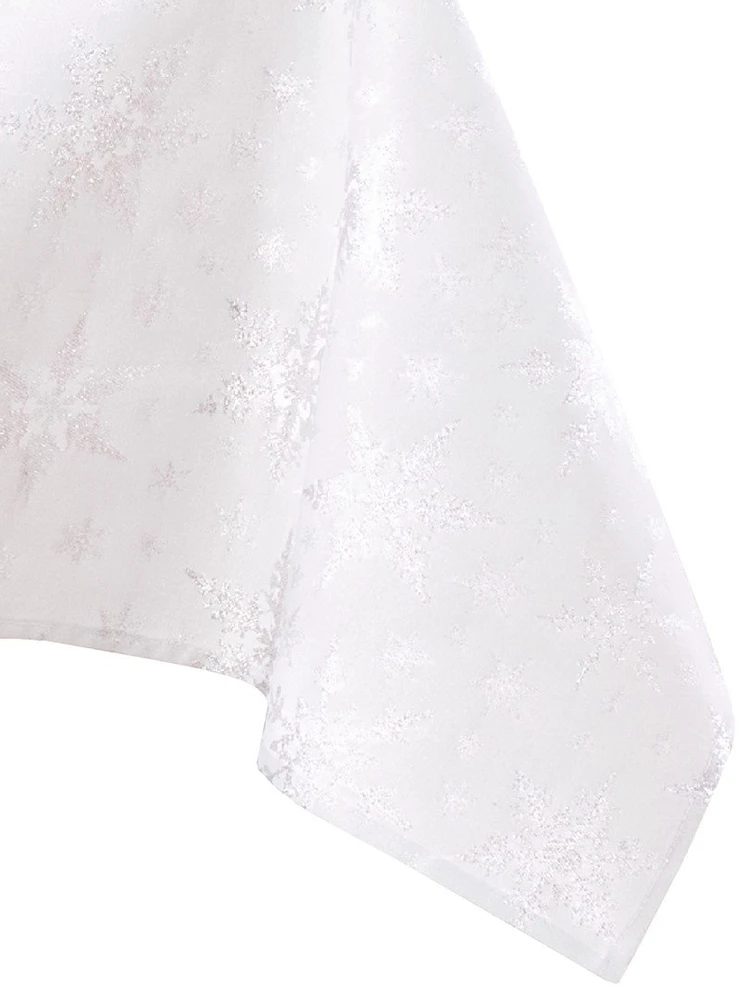 AmeliaHome Staltiesė sidabrinė 140×400 AH WHITECHRISTMAS