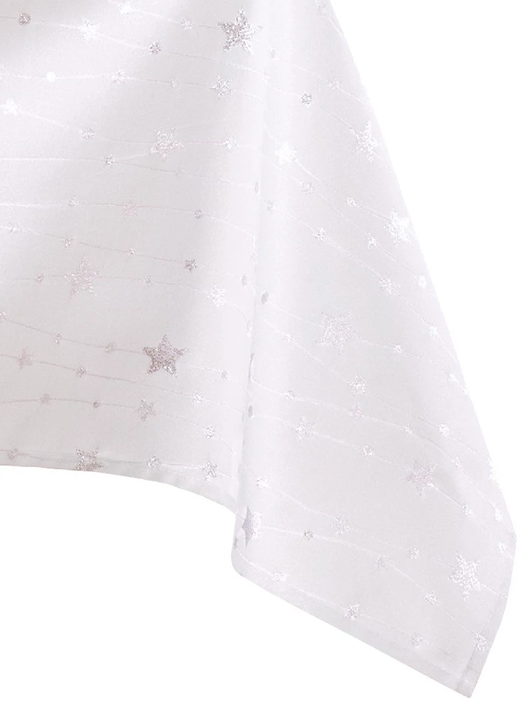 AmeliaHome Staltiesė sidabrinė 140×400 cm AH Stardust