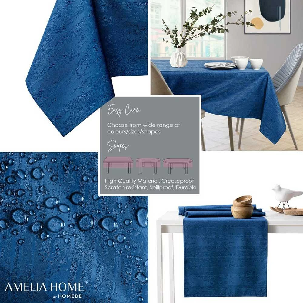 AmeliaHome Staltiesė tamsiai mėlyna 150×350 AH VESTA