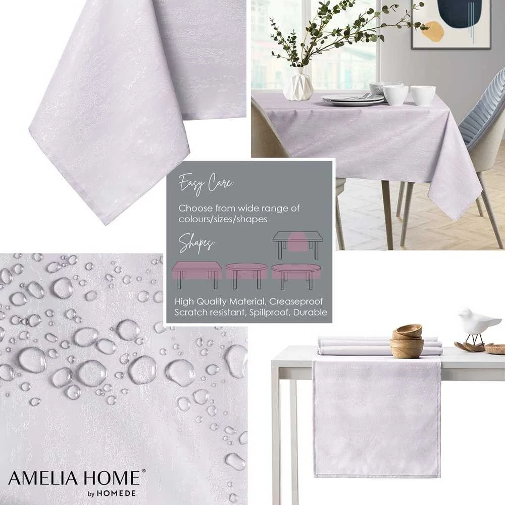 AmeliaHome Staltiesė violetinė 155×155 cm
