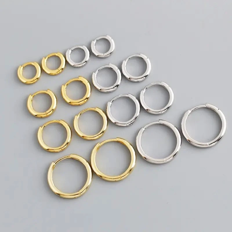 Sidabriniai auskarai Bold Gold