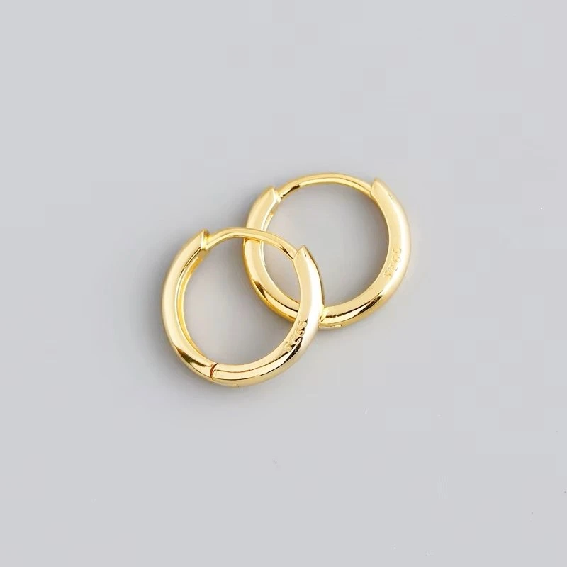 Sidabriniai auskarai Bold Gold