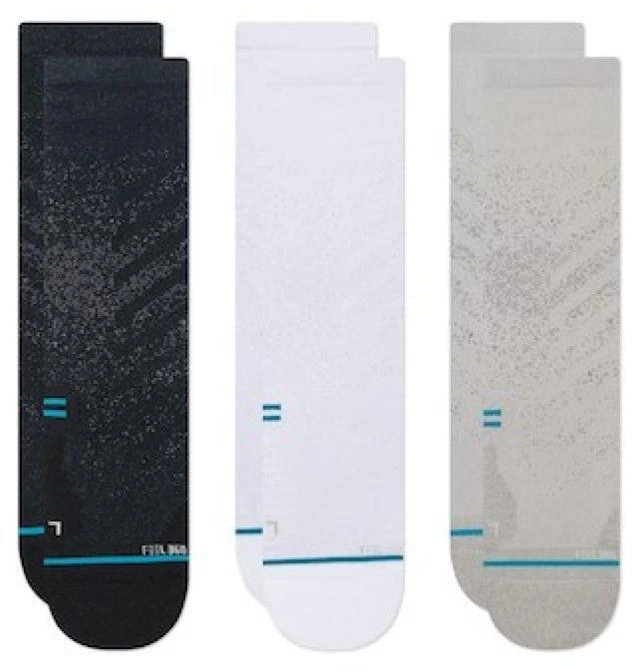 Carruzzo Stance Run LT Crew 3 Pack „Komandos“ tipo kojinės Multi spalvos 3 por.