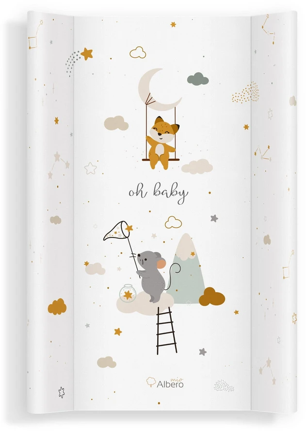 ALBERO MIO Kietas padėkliukas vystymui Long MOUSE 421