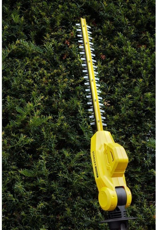 Stanley akumuliatorinės gyvatvorių žirklės aukštam kirpimui SFMCPH845M1, V20, 45cm, 1x4.0Ah