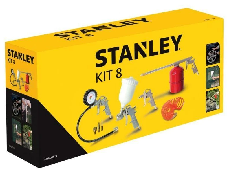 Stanley pneumatinių įrankių rinkinys, 8 vnt.