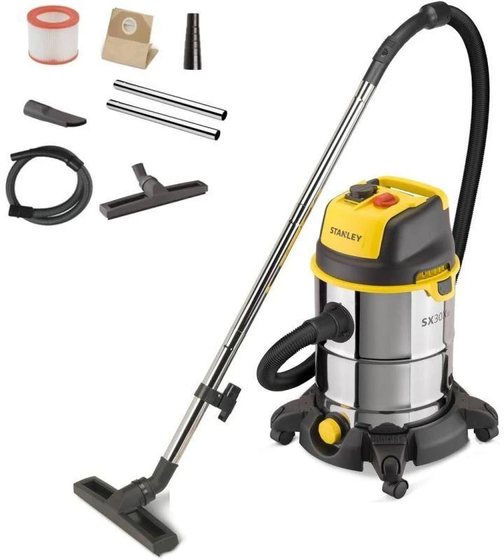 STANLEY Pramoninis dulkių siurblys SXVC30XTDE (1600W; juodas)