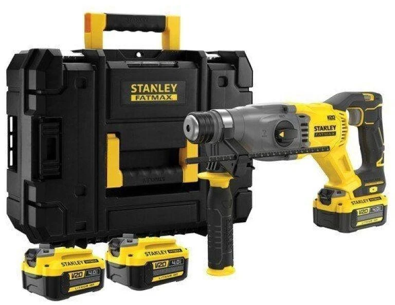 Perforatorius Stanley SFMCH900M22-QW; 2,0 J; SDS-plus; 18 V; 2x4,0 Ah akum.
