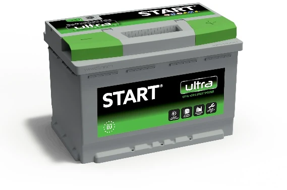 Start Ultra 80Ah R+ 12V 760A akumuliatorius 278x175x190