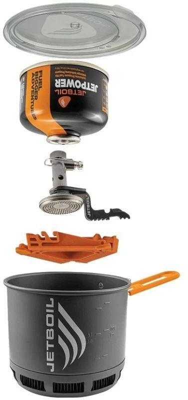 Jetboil Stash Cooking System nešiojama viryklė, metalinė