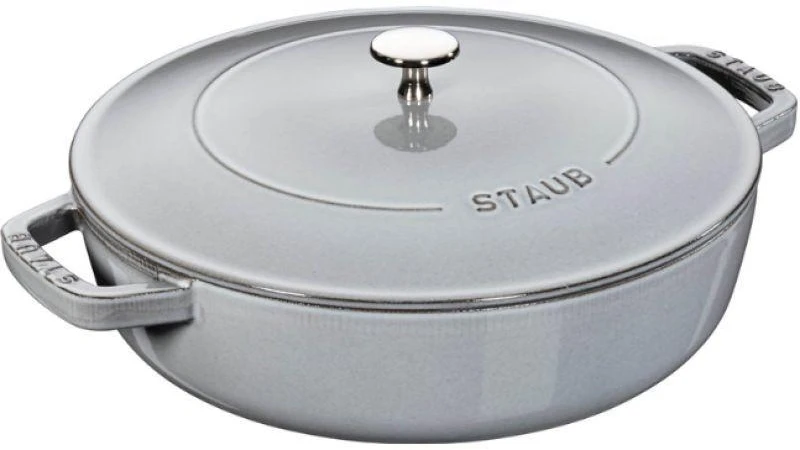 STAUB 40511-470-0 gili keptuvė su dangčiu - grafito spalvos, 28 cm