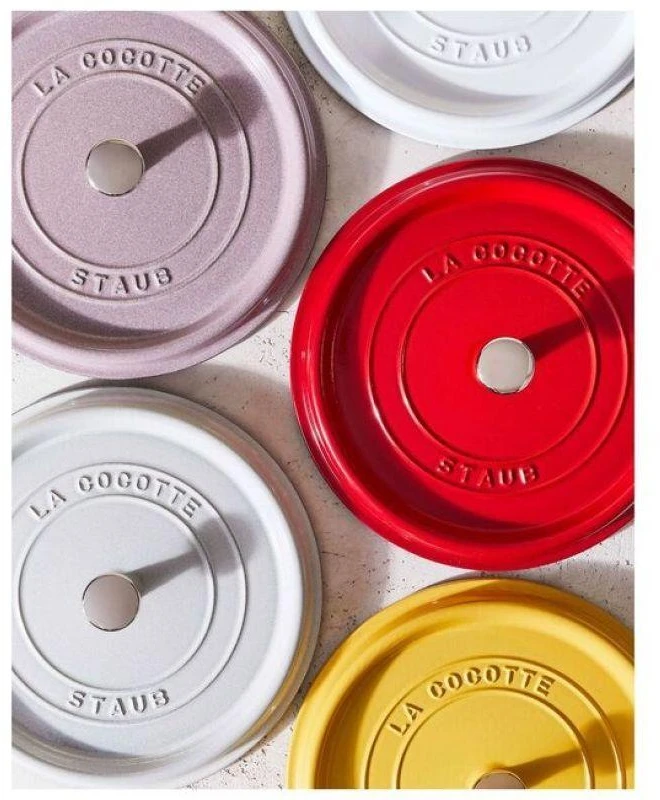 Zwilling Keptuvė - Staub Apvalus Keptuvė 24cm Ketaus Vyšnių Raudona
