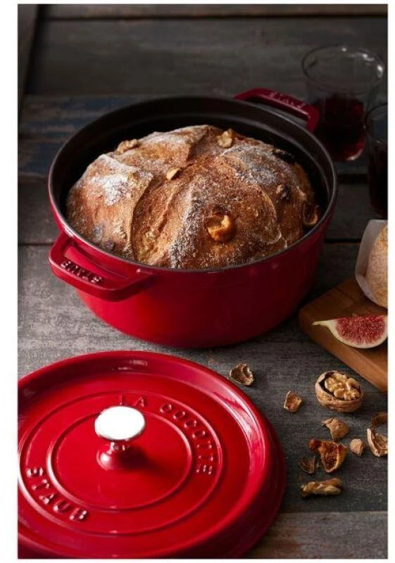 Zwilling Keptuvė - Staub Apvalus Keptuvė 24cm Ketaus Vyšnių Raudona