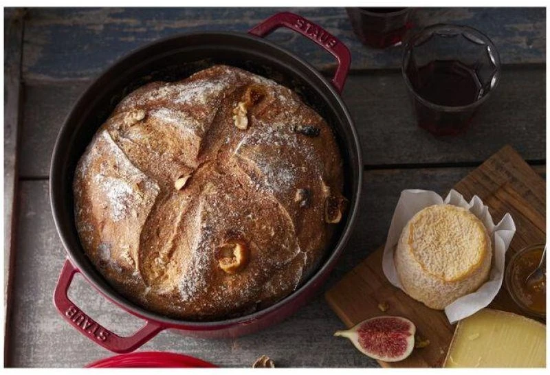 Zwilling Keptuvė - Staub Apvalus Keptuvė 24cm Ketaus Vyšnių Raudona