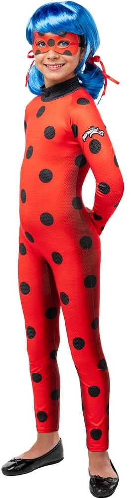 Stebuklingosios Boružėlės kostiumas mergaitėms - „Stebuklingoji Boružėlė ir juodasis Katinas" (Miraculous: Tales of Ladybug & Cat Noir)