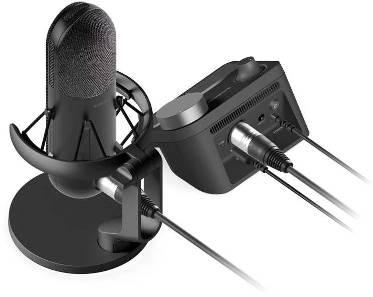 SteelSeries | Gaming Mikrofonas | Alias Pro | Juodas