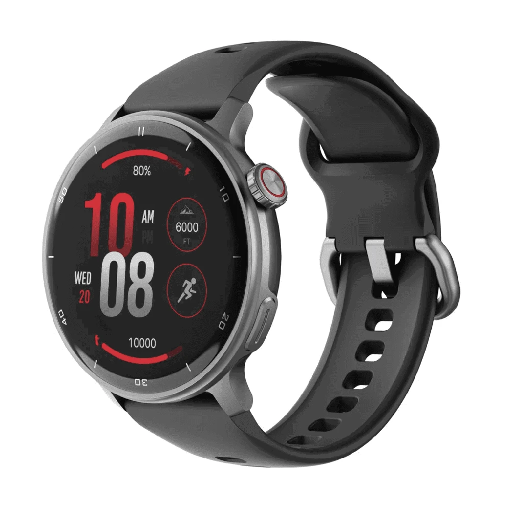 Stelio Activ GPS 46 mm juodas išmanusis laikrodis