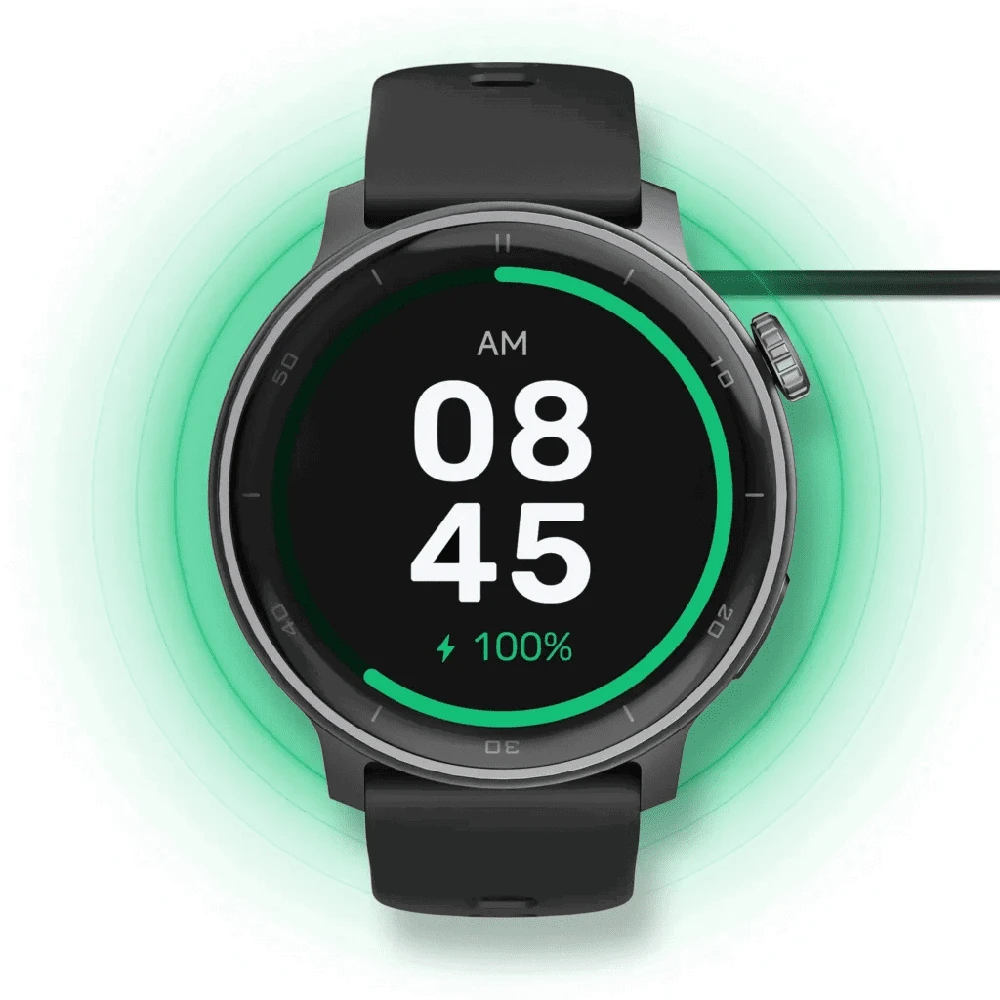 Stelio Activ GPS 46 mm juodas išmanusis laikrodis