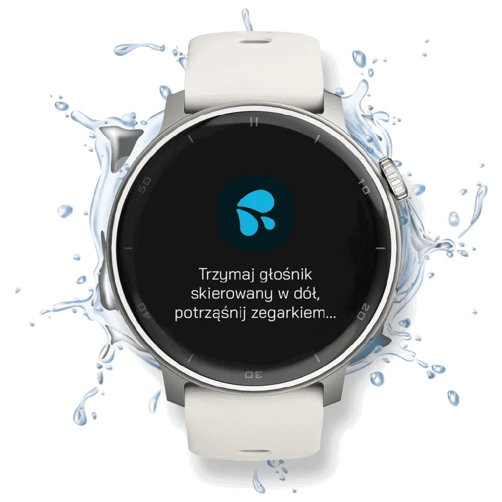 Stelio Activ GPS išmanusis laikrodis 46 mm, sidabrinis