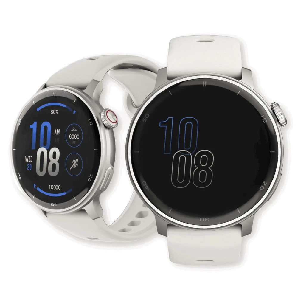 Stelio Activ GPS išmanusis laikrodis 46 mm, sidabrinis