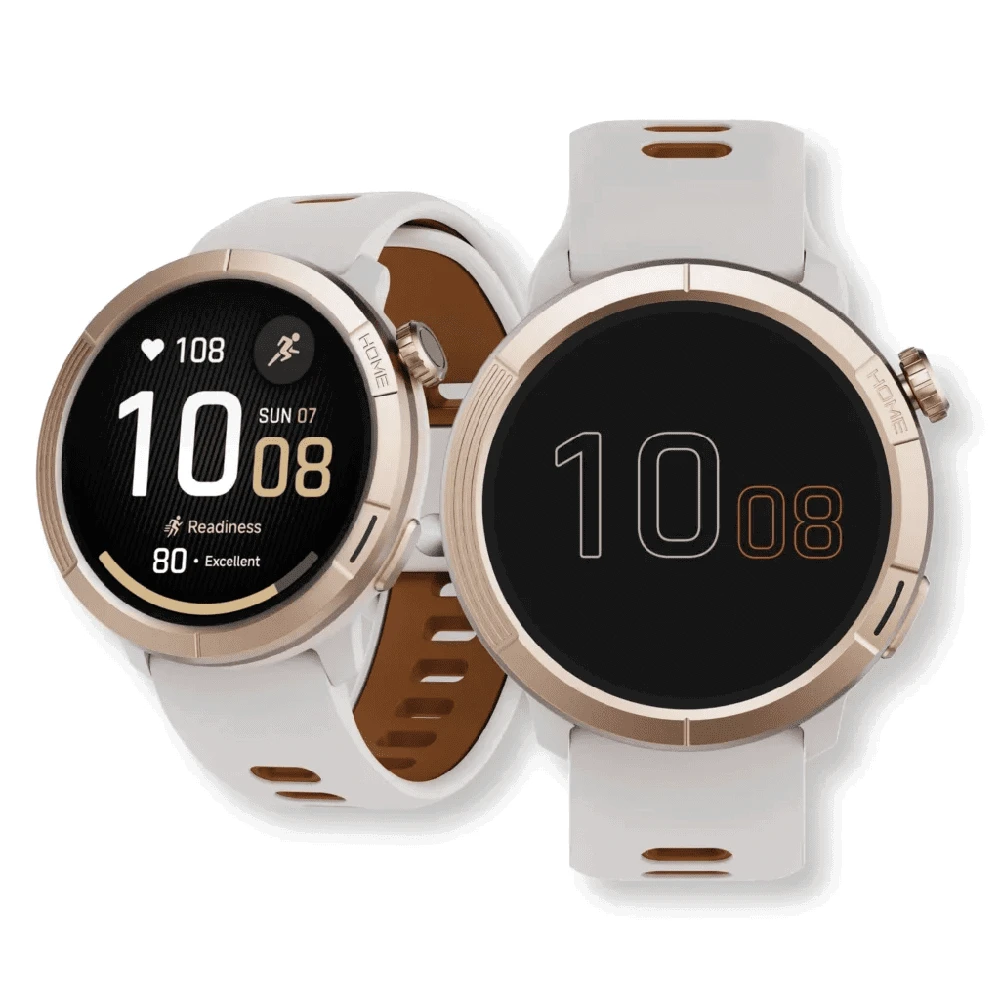 Stelio Activ Pro GPS 46 mm išmanusis laikrodis, auksinis titaninis