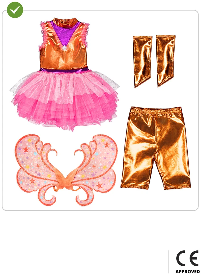 Stelos (Stella) kostiumas mergaitėms – Winx Club