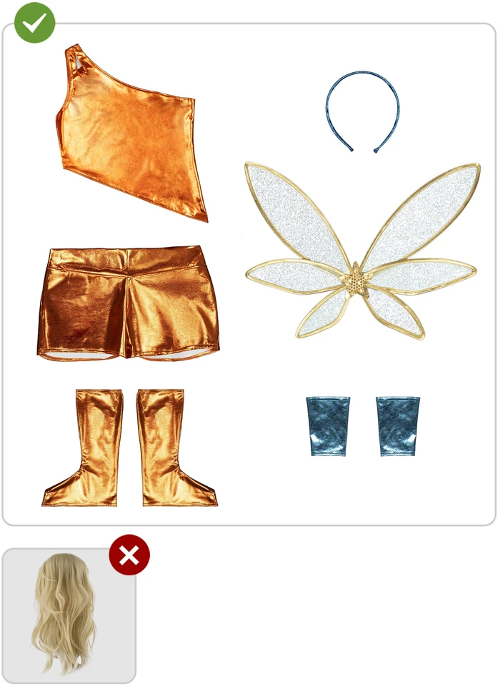 Stelos (Stella) kostiumas moterims – „Winx Club“