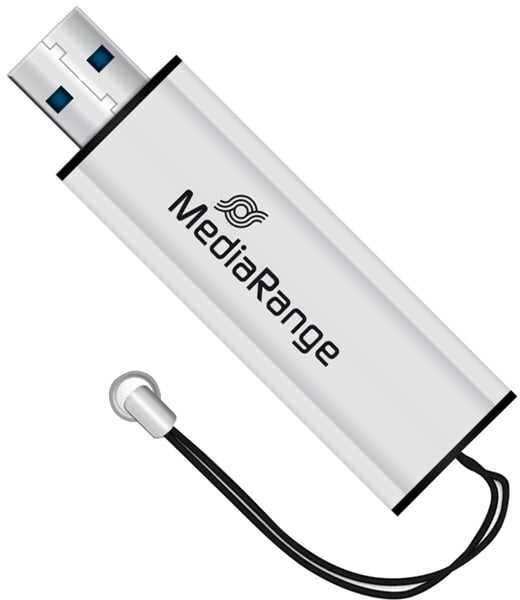 STICK 16GB USB 3.2 MEDIARANGE MR915 USB Type-A Micro-USB Dia - Juodas - Sidabrinė