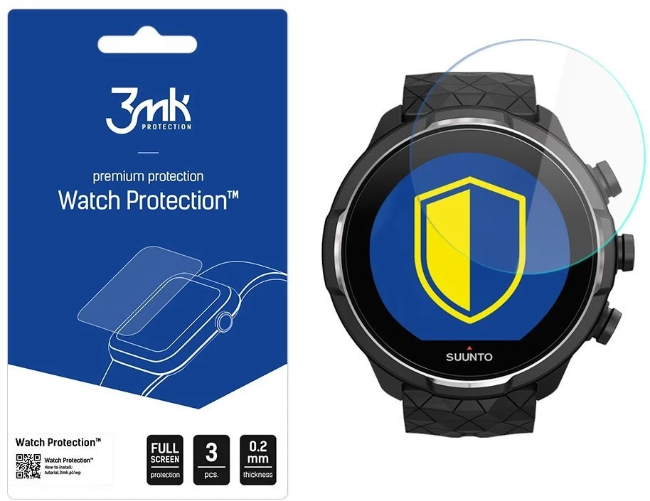 3MK „FlexibleGlass“ „Suunto 9 Baro“ titano hibridinis stiklas
