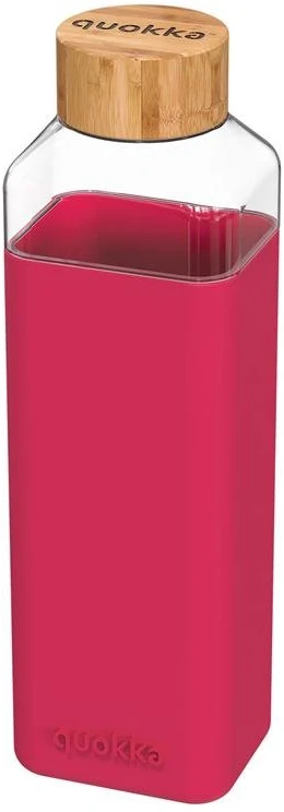 Stiklinė gertuvė Quokka Storm, 700 ml, spalva: raudona
