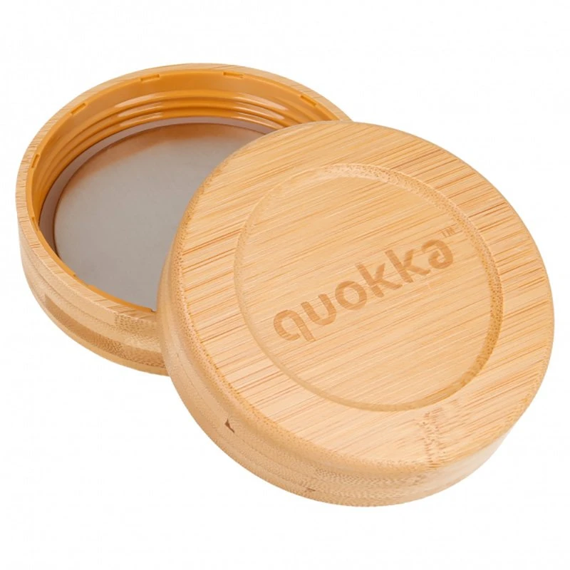 Quokka Deli Food Jar - Glass food container / Priešpiečių dėžutė 500 ml (Wood Grain)