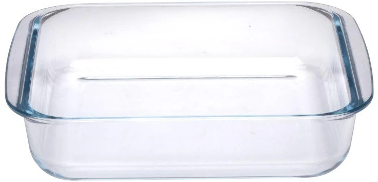 Alpina - Stiklinis karščiui atsparus indas 24,5 x 22 x 5 cm 1,6 l