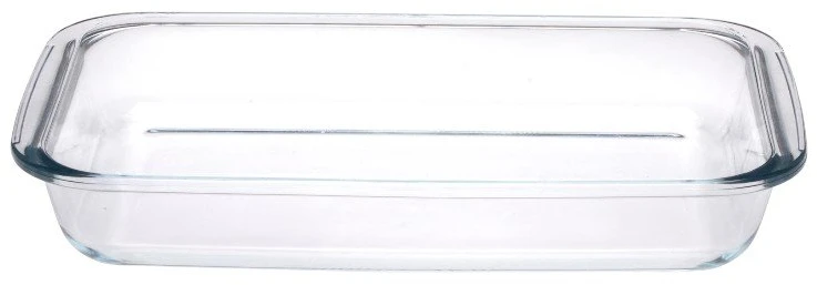 Alpina - Stiklinis karščiui atsparus indas 34,5x20,5x5 cm 2,2 l