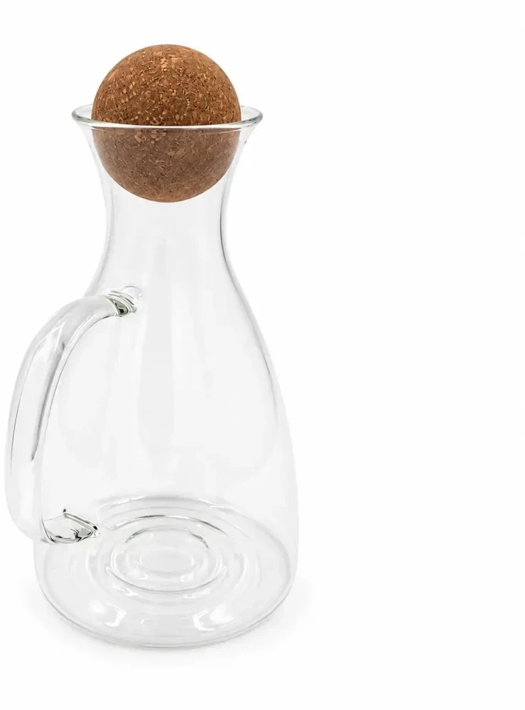 Stiklinis ąsotis su kamštiniu dangteliu 1600 ml