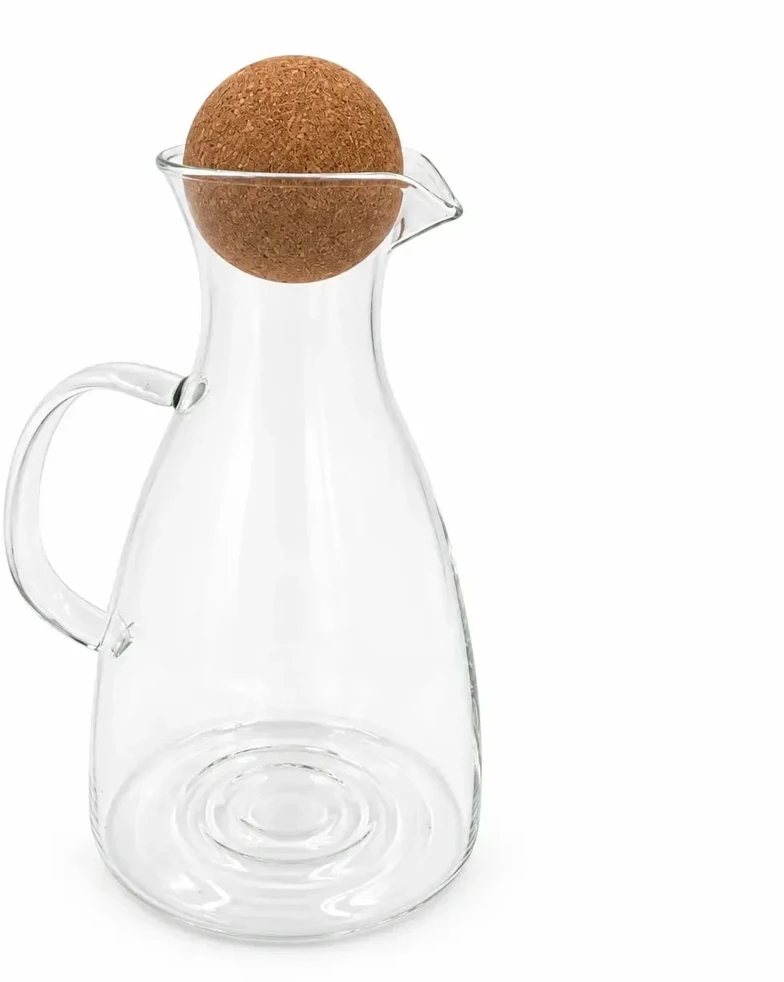 Stiklinis ąsotis su kamštiniu dangteliu 1600 ml
