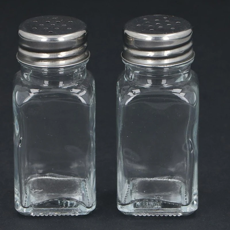 Alpina Salière et Poivrière en Verre 2 Pièces
