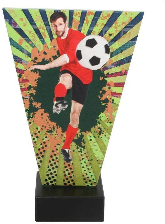 Stiklinis futbolo trofėjus Triumfas